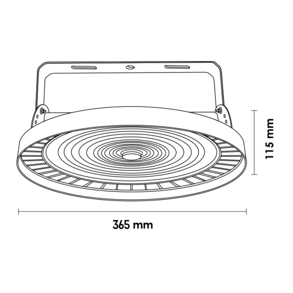 Campânula UFO LED Inspire 200W 1-10V 4000K - Image 2