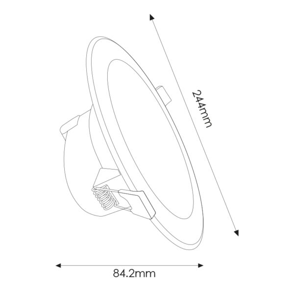 Foco Downlight LED Dl6 25W 4000K - Image 2