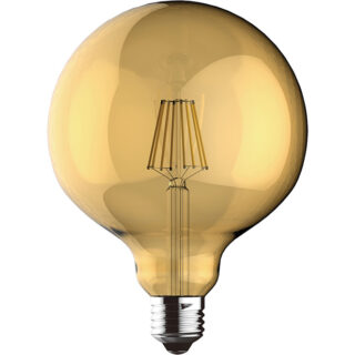 Lâmpada E27 (grosso) Globo VALUE VINTAGE LED D125 8W 2200K 630lm Ambar