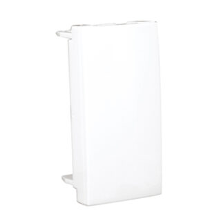 Tampa cega QUADRA45 (1 Módulo) branco mate