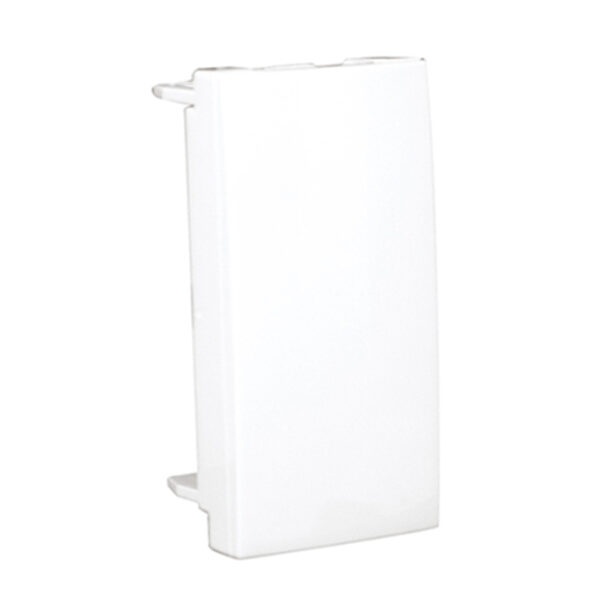 Tampa cega QUADRA45 (1 Módulo) branco mate