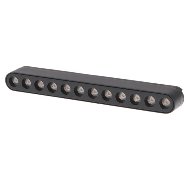 Foco LED Isdin Serie 5Mm 12W para Calha Magnética Preto 42V - CCT