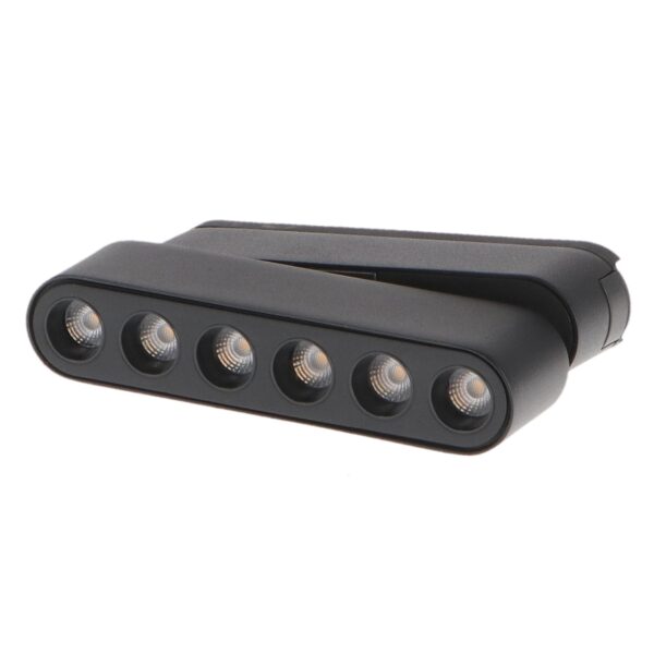Foco LED Care Serie 5Mm 6W para Calha Magnética Preto 42V - CCT