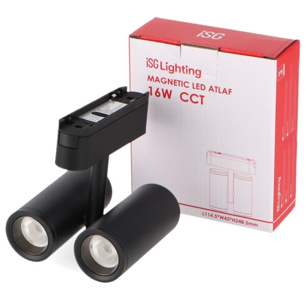 Foco LED Atlaf Serie 5Mm 16W para Calha Magnética Preto 42V - CCT - Image 2