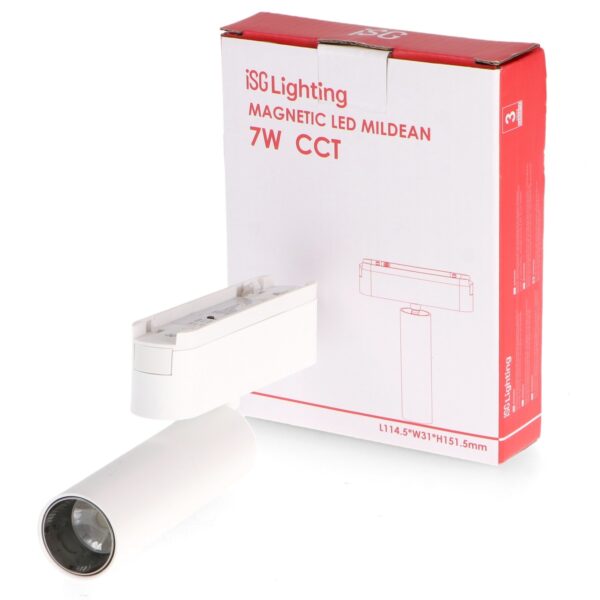 Foco LED Mildean Serie 5Mm 7W para Calha Magnética Branco 42V - CCT - Image 2
