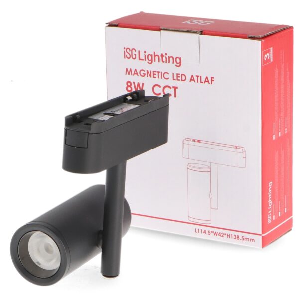 Foco LED Atlaf Serie 5Mm 8W para Calha Magnética Preto 42V - CCT - Image 2