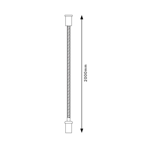 Suporte de parede para Calha Magnética de 2 Metros Serie 5Mm - Branco - Image 2