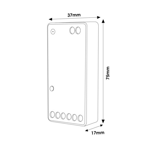 Controlador de dimmer Smarthome LED RGB/RGBW/RGB+CCT - Image 2