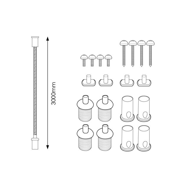 Cabos para paineis LED 3M - Image 2