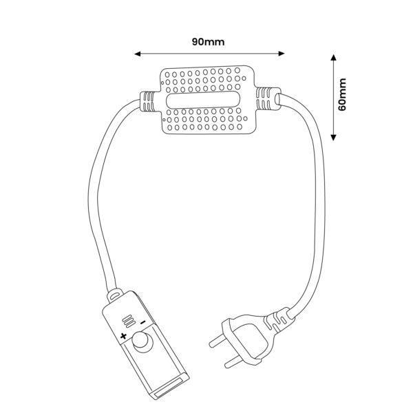 Controlador para Fita LED  220V Mixt - DSC - Image 2