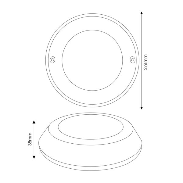 Moldura de superfície Branco para lâmpada PAR56 Next Series de Piscina - Image 2