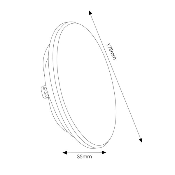 Lâmpada LED PAR56 Serie Next 25W IP68 RGBW de dois fios de Piscina - Image 2