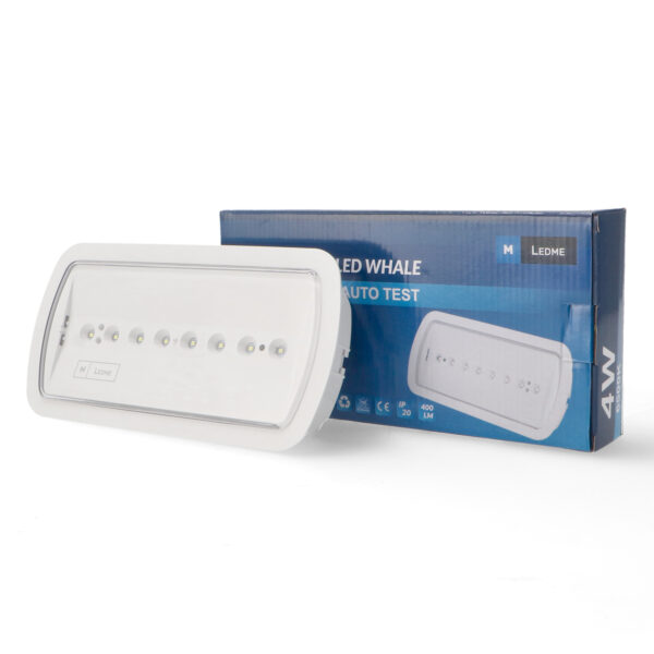 Emergencia LED 4W Whale Auto-Test - Image 3