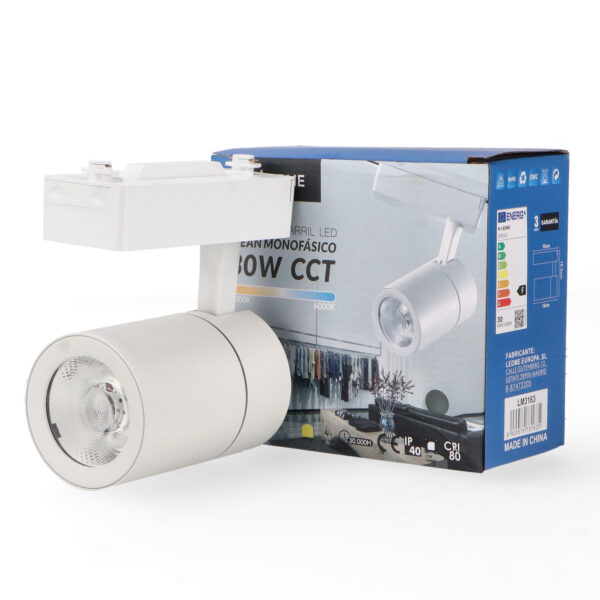 Foco LED para calha Clean 30W Monofásico CCT - Image 3