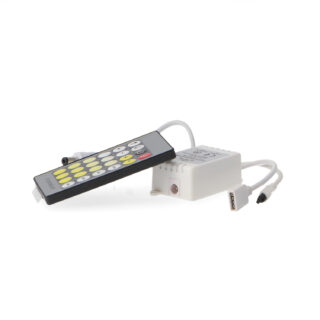 Controlador Mini Para fitas Led CCT Com Controlo Remoto Por Ir