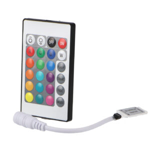 Controlador mini para fitas led RGB com controle remoto por IR