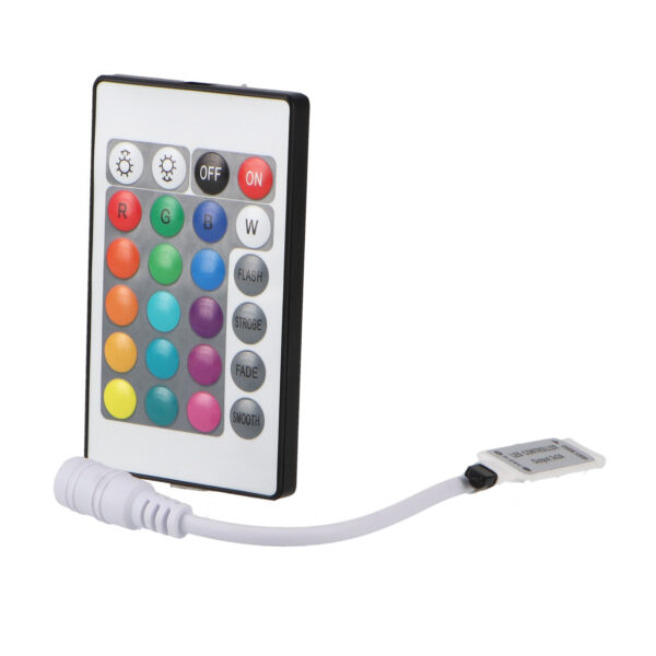 Controlador mini para fitas led RGB com controle remoto por IR