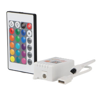Controlador mini SmartHome para fita led RGB com controle remoto por IR / APP