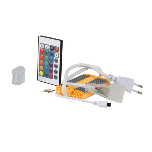 Controlador para Fita Neón LED RGB 220V com controle