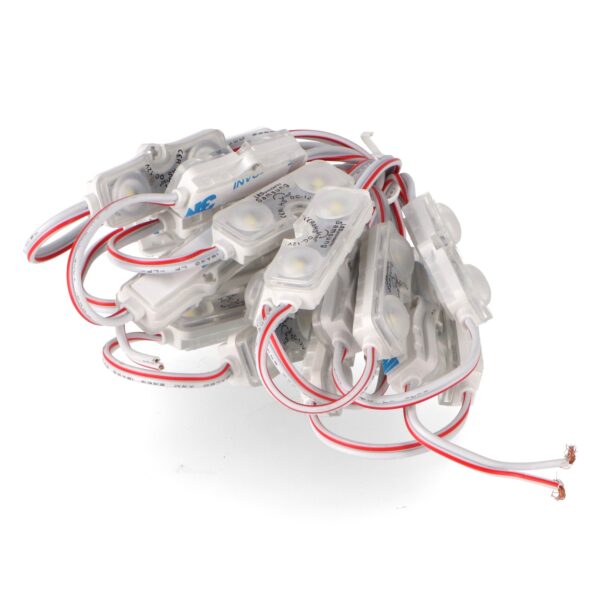 Corrente de 20 Módulos de 2 LED SMD Samsung 12V DC 1W
