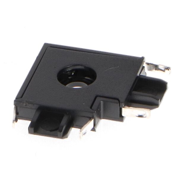União em L horizontal para calha magnética Serie 5mm Preto