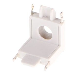 União em L vertical para calha magnética Serie 5mm Branco