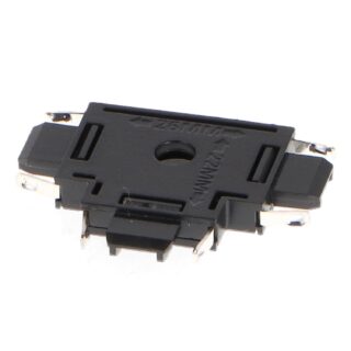 União horizontal T para calha magnético Serie 5mm Preto