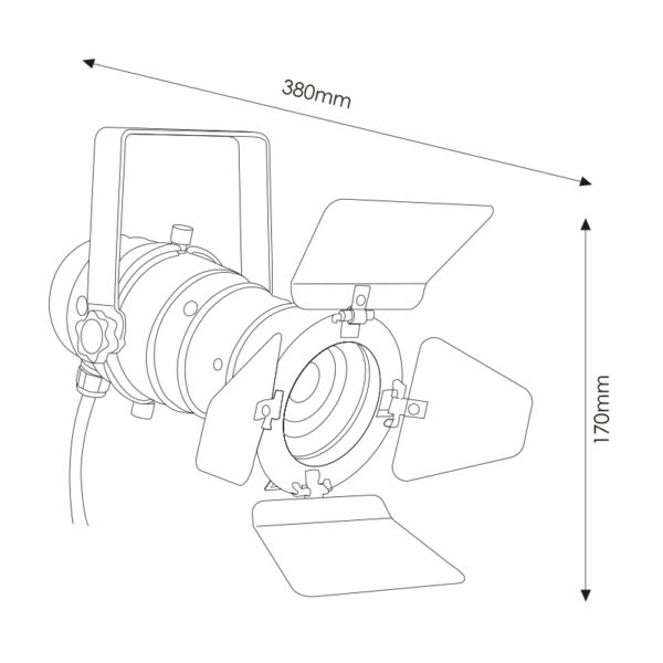Lâmpada de teto ou parede Movie para E27 - Image 2