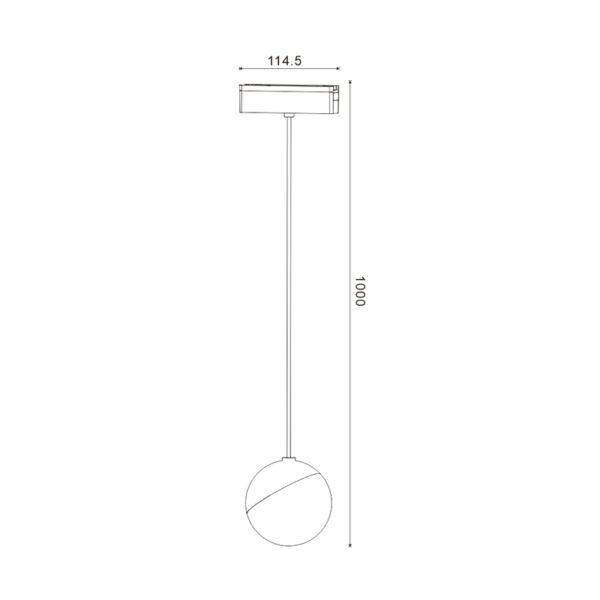 Foco LED Mends Serie 5mm 10W de calha magnética Branco 42V CCT - Image 2