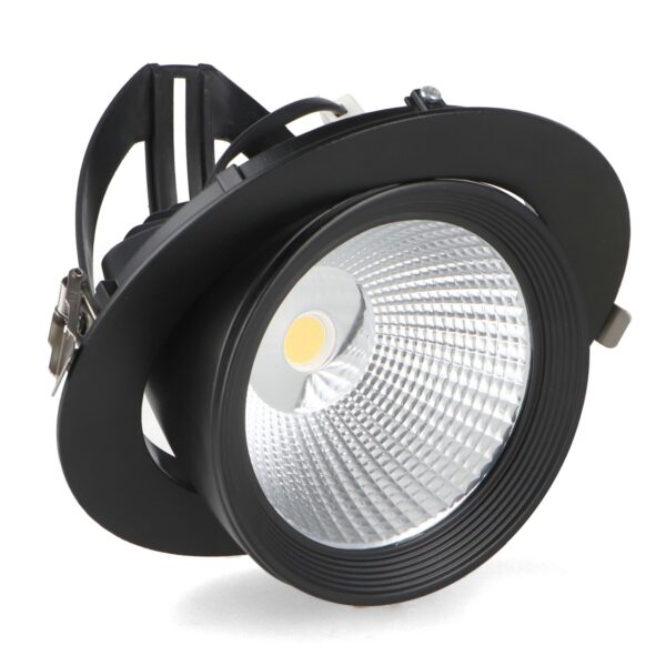 Foco Downlight LED direcionável Black Track 35W CCT