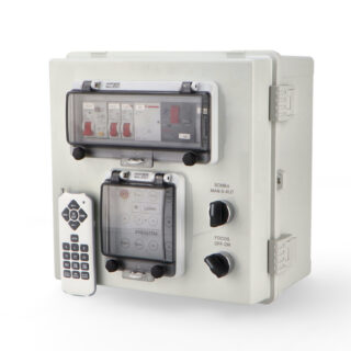 Painel Elétrico Pré-montado para Piscina de 1 HP com Transformador 60WAC e Controlador incluído