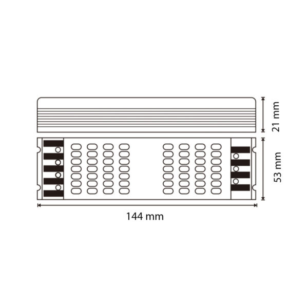 Transformador Slim para fitas LED 60W 24VDC - Image 3