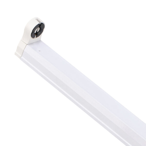 Armadura para tubo LED 1200 mm - Ligação 1 lateral