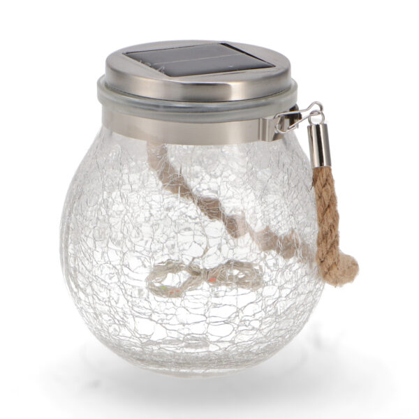 Lâmpada Solar LED SphereGlass Vintage exterior - Image 3