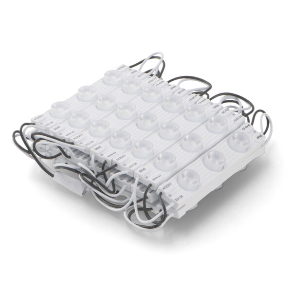 Corrente de 20 Módulos de 3 LED SMD Sanan 220V DC 3W