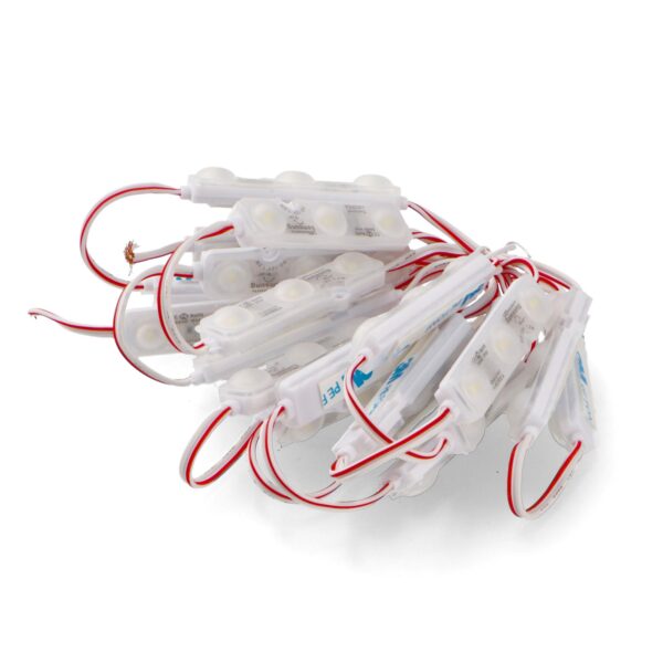 Corrente de 20 Módulos de 3 LED SMD Samsung 12V DC 1.2W