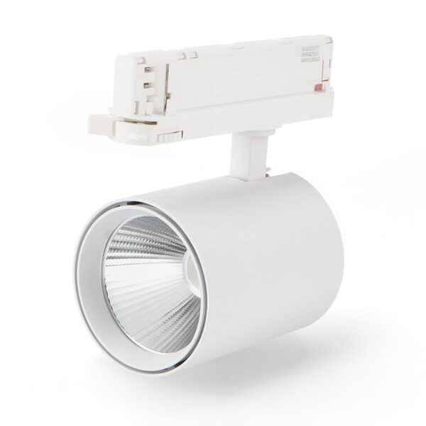Foco LED para calha White Air 30W Trifásico No Flicker