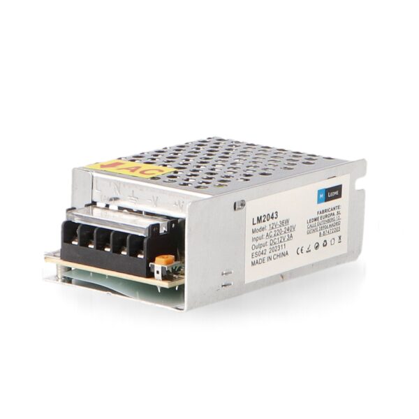 Transformador para fitas LED 36W 12VDC