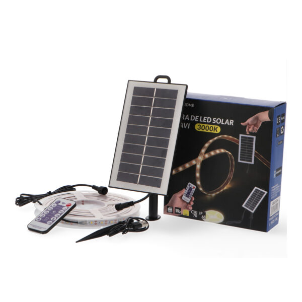 Pack de fita de LED Solar SMD2835 300L 3000K - 5 metros - Image 2