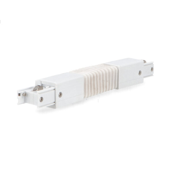 Conector Flexible Blanco para Carril Trifásico - Image 4