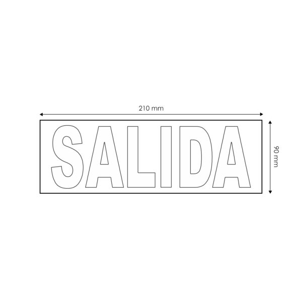 Pictograma de saída de emergência autoadesivo LM1086/1087 - Image 2