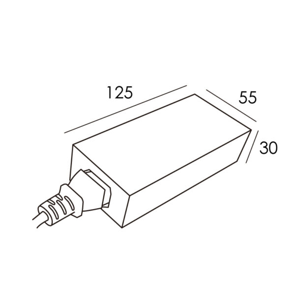 Adaptador de Corrente para fitas LED RGB 60W 12VDC - Image 2
