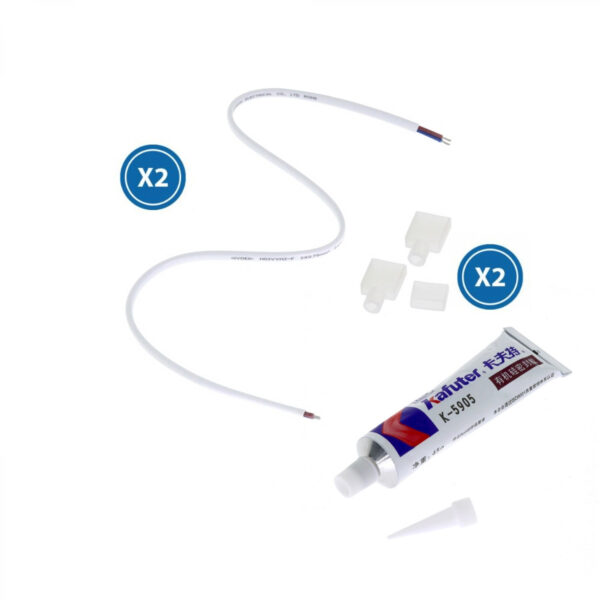 Cabo Adaptador Para fita Led 220Vac Ruzok