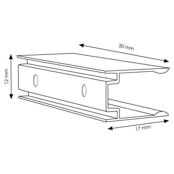 Fixação de aluminio para  Fita de Neón Led RGB - Image 2