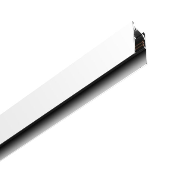 Calha magnética 2 metros Serie 20mm - DSC  Branco