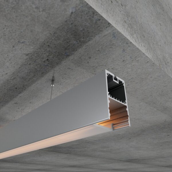 Perfil de aluminio Fint 12/24V 2 metros – Opcional Suspenso
