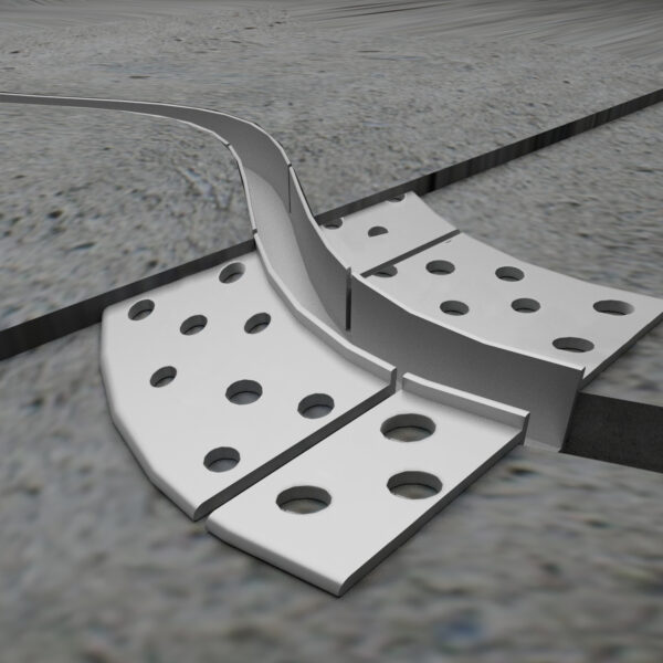 Perfil de aluminio Muf - 2 metros