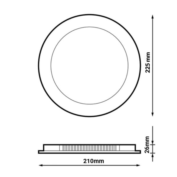 Downlight LED Redondo Serie Advance 24W CCT - Image 2