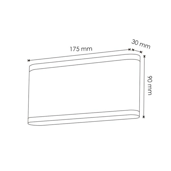 Aplique de parede Led Nian 10W - Image 2
