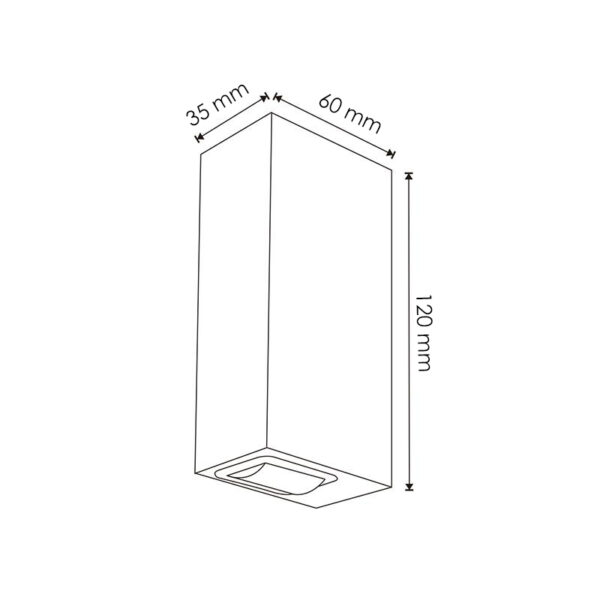 Aplique de parede Led Falcon 6W - Image 2